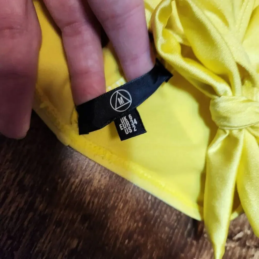 Missguided and Raisins bikini tops